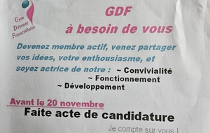 Appel à candidature ! 