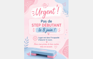 ANNULATION DU STEP DÉBUTANT