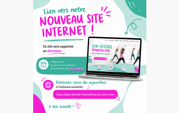CHANGEMENT DE SITE INTERNET